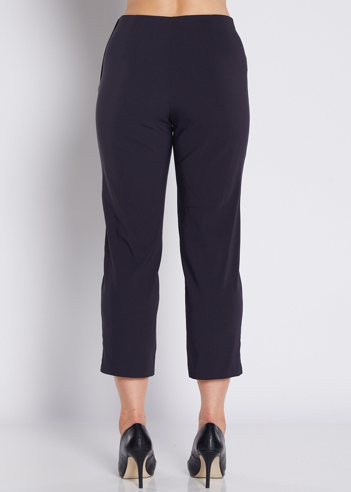 Wow Heritage Bengaline miracle stretch 7/8 straight pants in navy