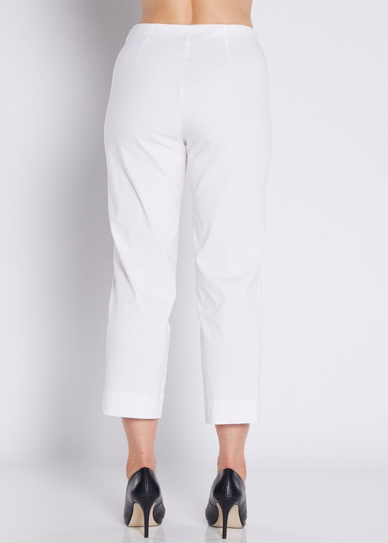 Wow Heritage Bengaline miracle stretch 7/8 straight pants in white