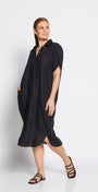 Philosophy Australia Beyah Linen Dress in Black