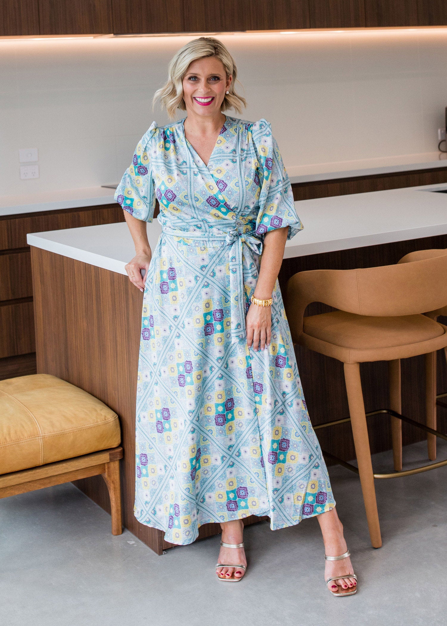 Blaire Full Wrap Satin Dress | Philosophy Australia Blaire Full Wrap Satin Dress | Philosophy Australia