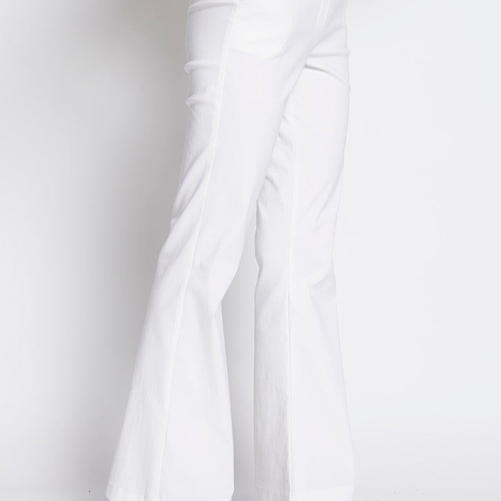 Philosophy Australia Bootie miracle Bengaline kick flare pant - white, made in Australia