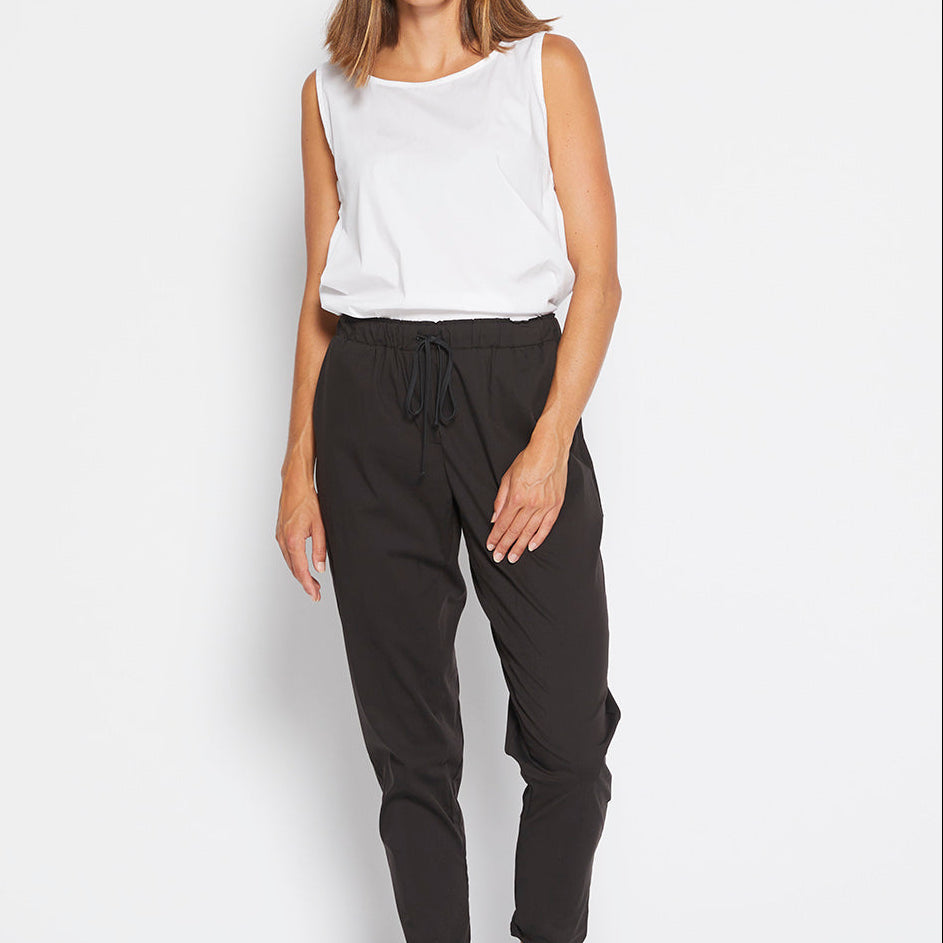 Rocket City stretch cotton pant in black