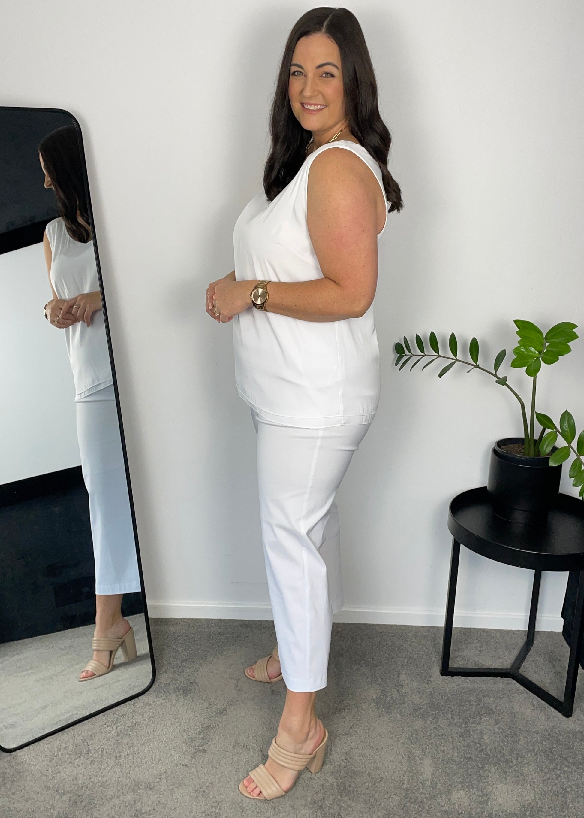 Philosophy Australia Concert bengaline culottes - white, made in Australia