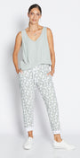 Philosophy Australia Travel printed Bengaline relaxed pant in Deco, sustainable slow fashion made in Australia