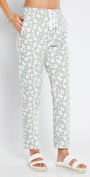 Philosophy Australia Travel printed Bengaline relaxed pant in Deco, sustainable slow fashion made in Australia