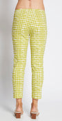 Philosophy Australia Easy printed bengaline 7/8 pants - Stark Citrus, made in Australia