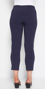Everyday Miracle Bengaline Women's 7/8th length slim-cut pants in french navy.