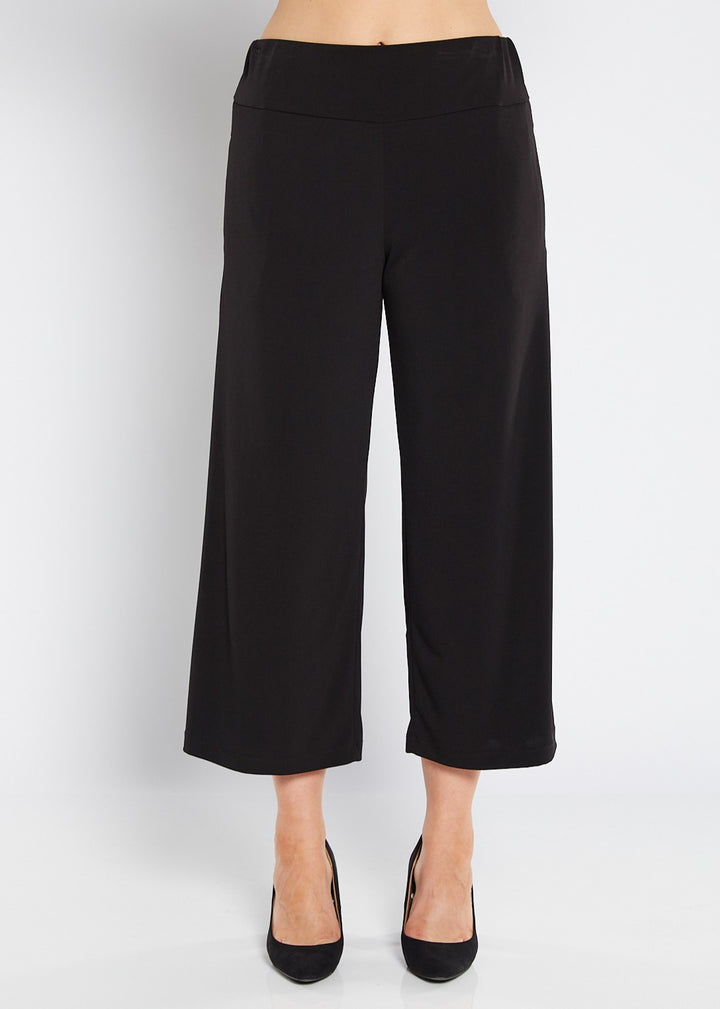 Lundie Foundation slinky jersey culotte in black