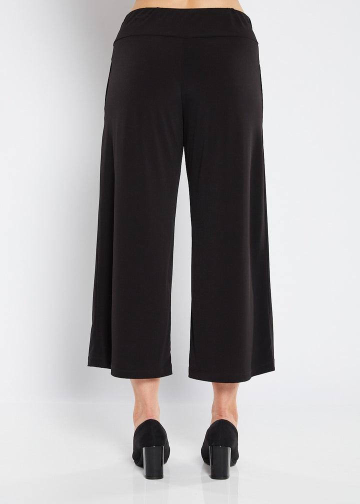 Lundie Foundation slinky jersey culotte in black