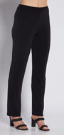 Linear Foundation slinky jersey pant in black