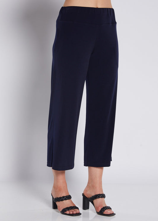 Lundie Foundation slinky jersey culotte in navy