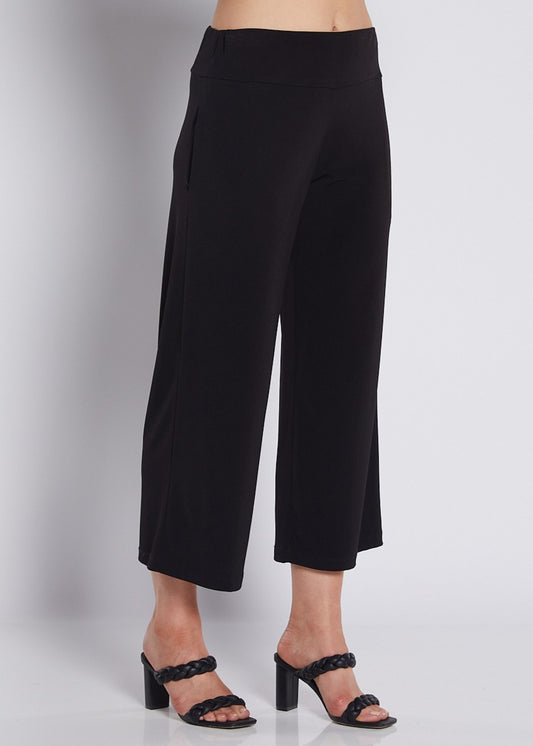 Lundie Foundation slinky jersey culotte in black