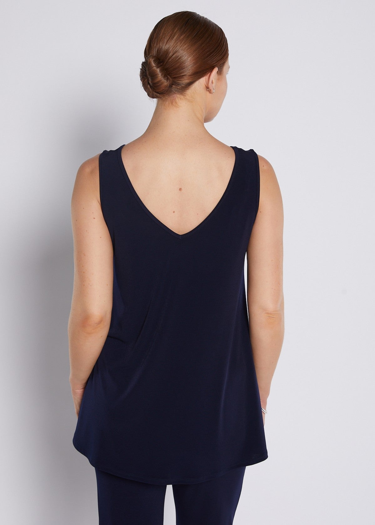 Jersey Reversible Swing Tank in Navy
