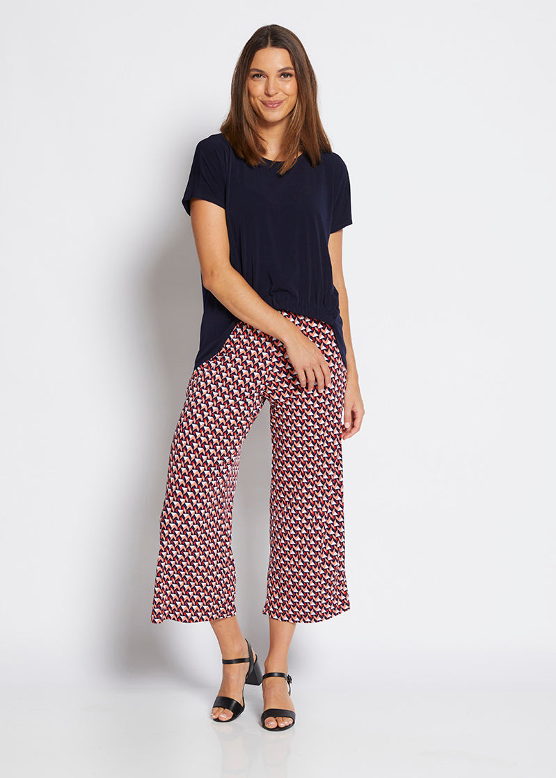 Yogi slinky jersey culottes in Graphic