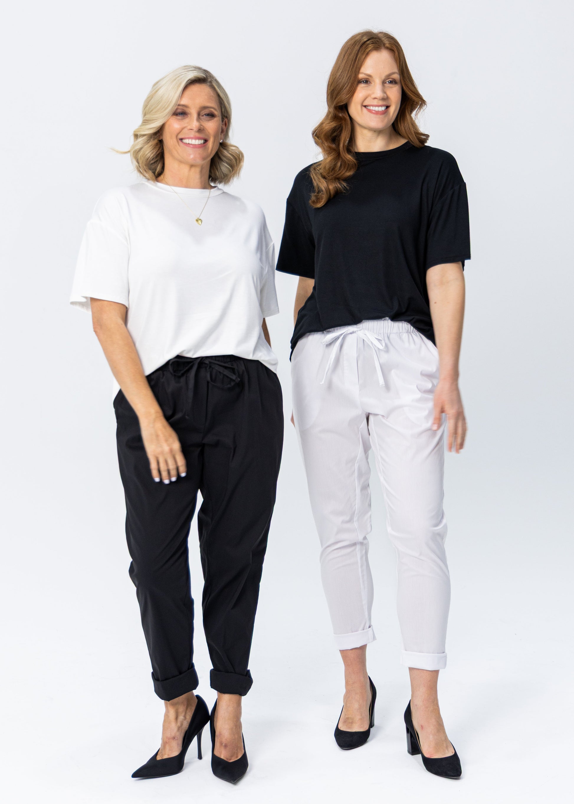 Rocket City stretch cotton pant in black