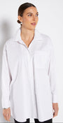 Philosophy Australia Jojo City Shirt in White, made in Australia