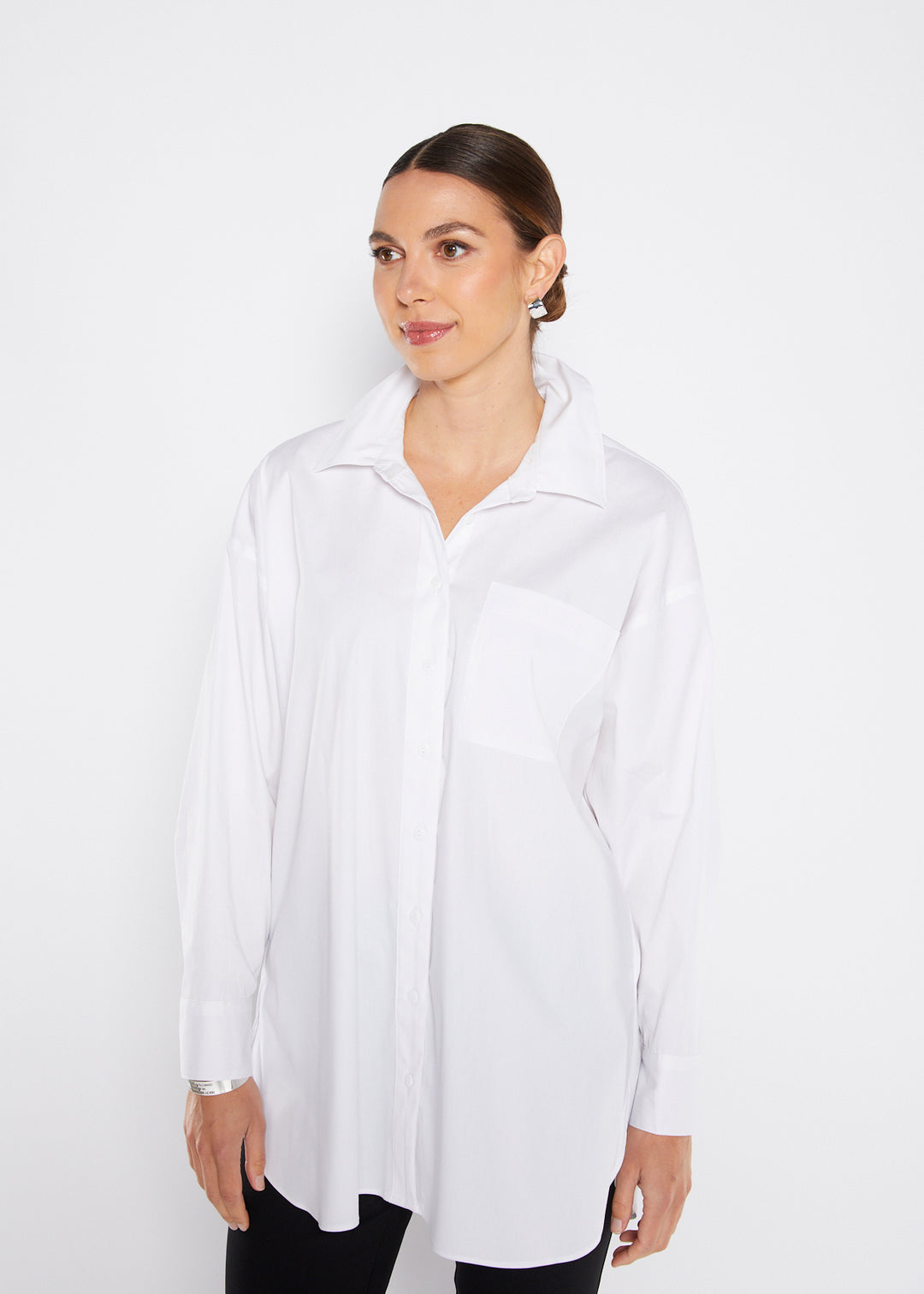 Philosophy Australia Jojo City Shirt in white, made in Australia
