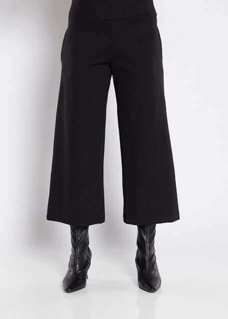 Philosophy Australia Kaste Ponte Pants in Black, made in Australia