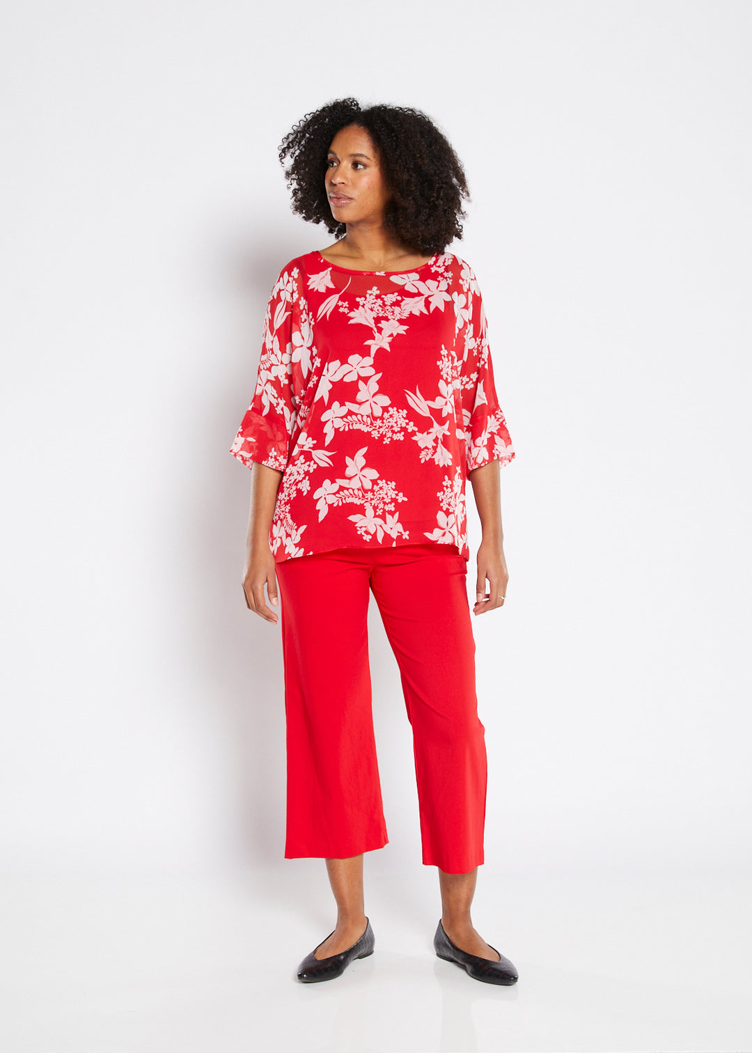 Philosophy Australia Kirsty Chiffon Tunic in Astrid, made in Australia