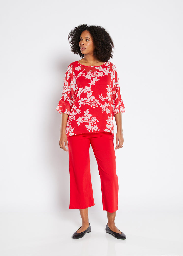 Philosophy Australia Kirsty Chiffon Tunic in Astrid, made in Australia