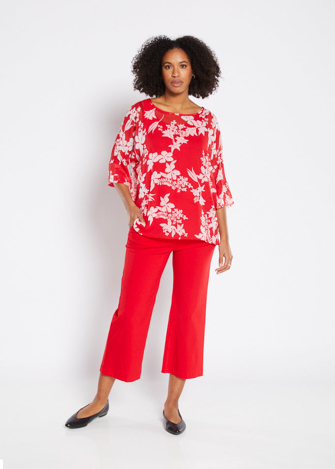 Philosophy Australia Kirsty Chiffon Tunic in Astrid, made in Australia