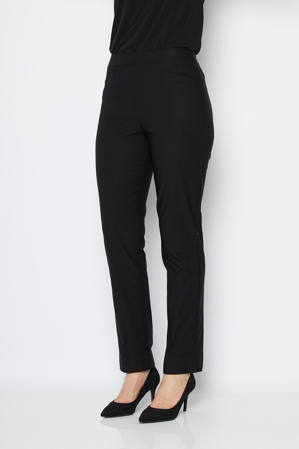Leonie Inner Warmth Bengaline pocket pants in navy