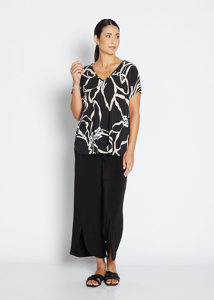 Breeze slinky jersey reversible top in Lotus, sustainable slow fashion made in Australia by Philosophy Australia