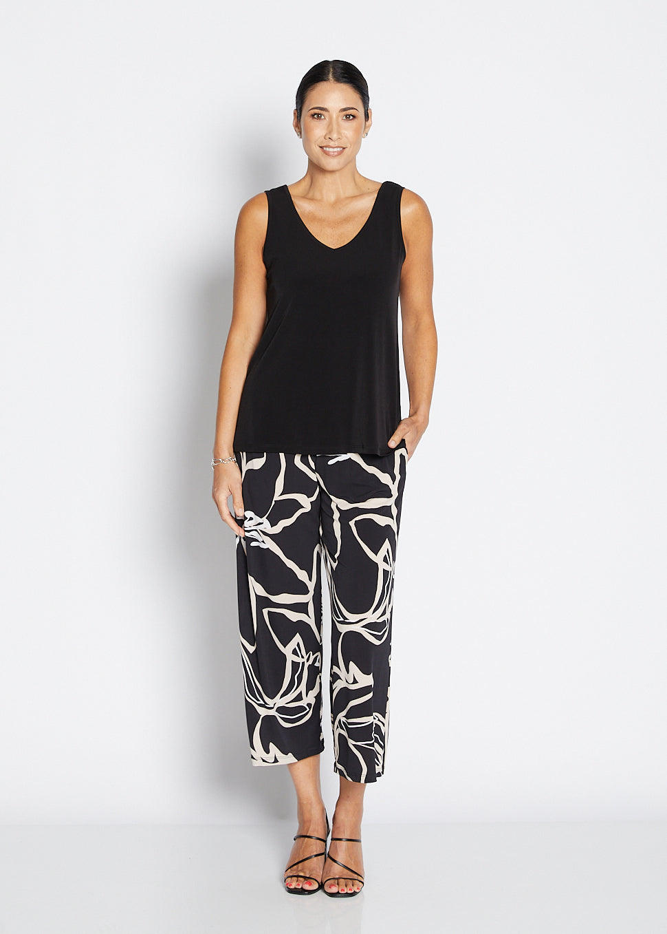 Yogi slinky jersey culottes in Lotus, sustainable slow fashion made in Australia by Philosophy Australia