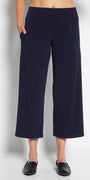Lundie Jersey Women's 7/8 culotte pants in navy.