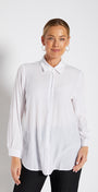 Lustre Greville Shirt in White, made by Philosophy Australia