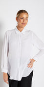 Lustre Greville Shirt in White, made by Philosophy Australia