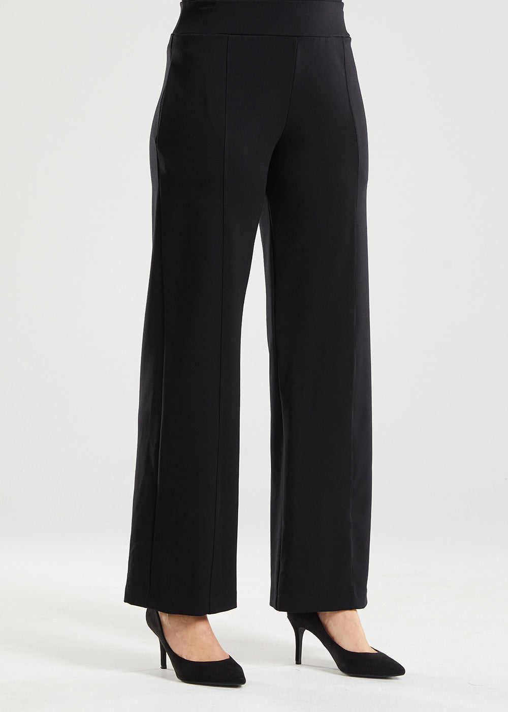 Ponte Tailored Pant with Pockets in Black