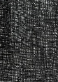 Mallow printed Bengaline wide leg pocket pant in crosshatch black