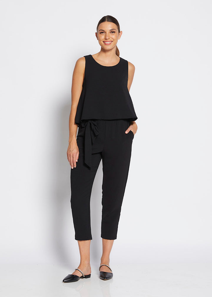 Philosophy Australia Magic layer  Women's top in black, made in Australia