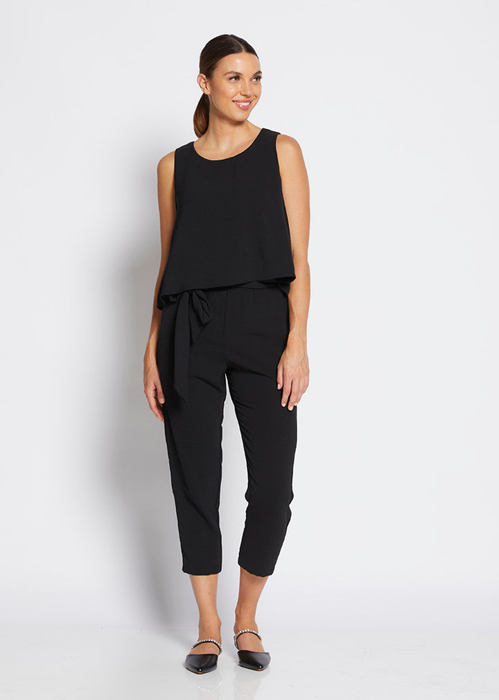 Philosophy Australia Magic layer  Women's top in black, made in Australia