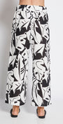 Philosophy Australia Maisie Linen Pant in Black Jungle Print 