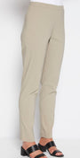 Narrow Miracle Bengaline Women's full-length slim-cut pants in raffia.