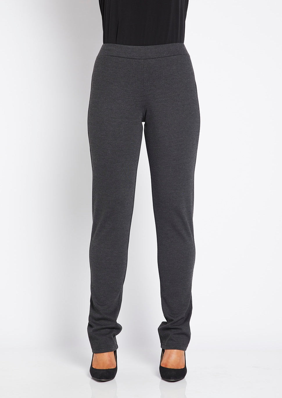 Renegade Ponte Pant in Grey Marle