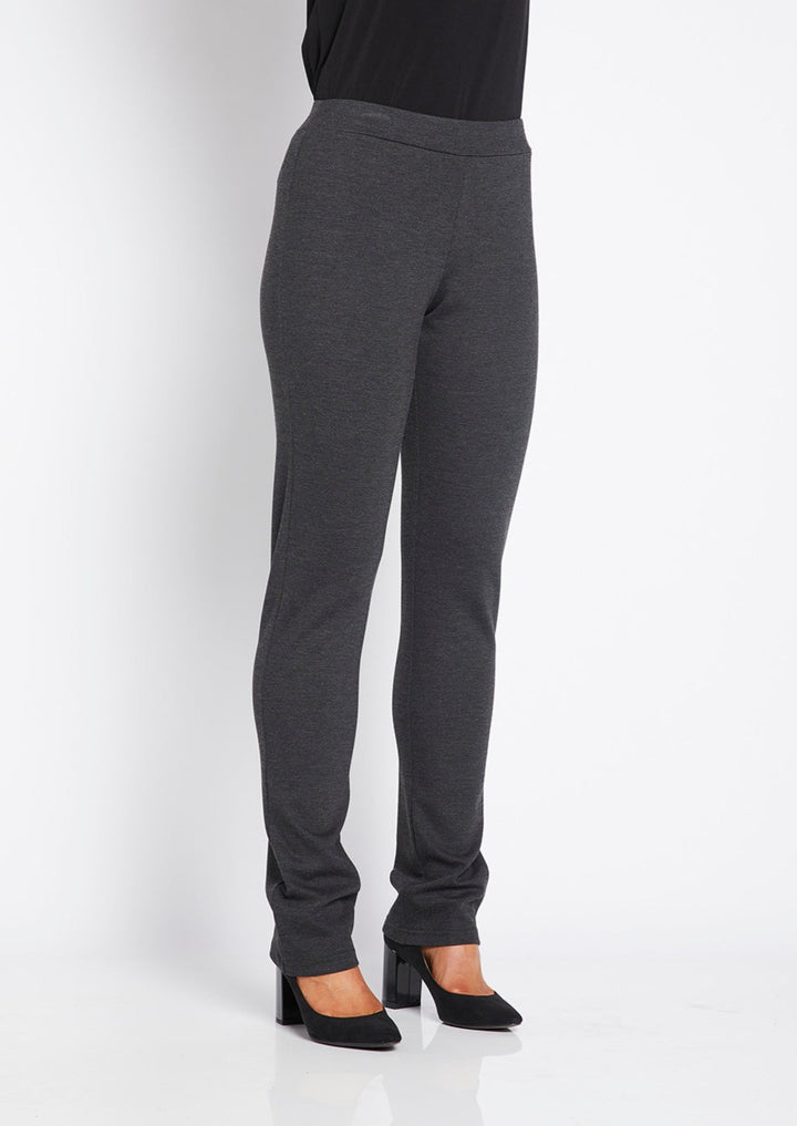 Renegade Ponte Pant in Grey Marle