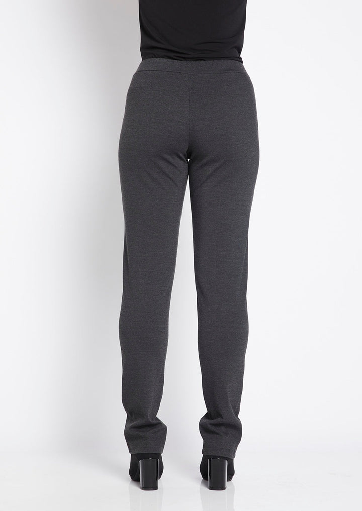 Renegade Ponte Pant in Grey Marle