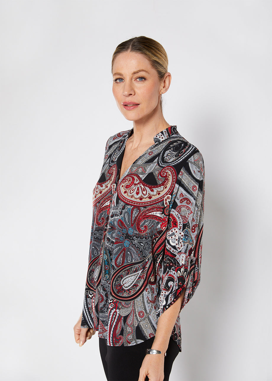 Philosophy Australia Paxton Jersey Tunic in Alila Print, made in Australia
