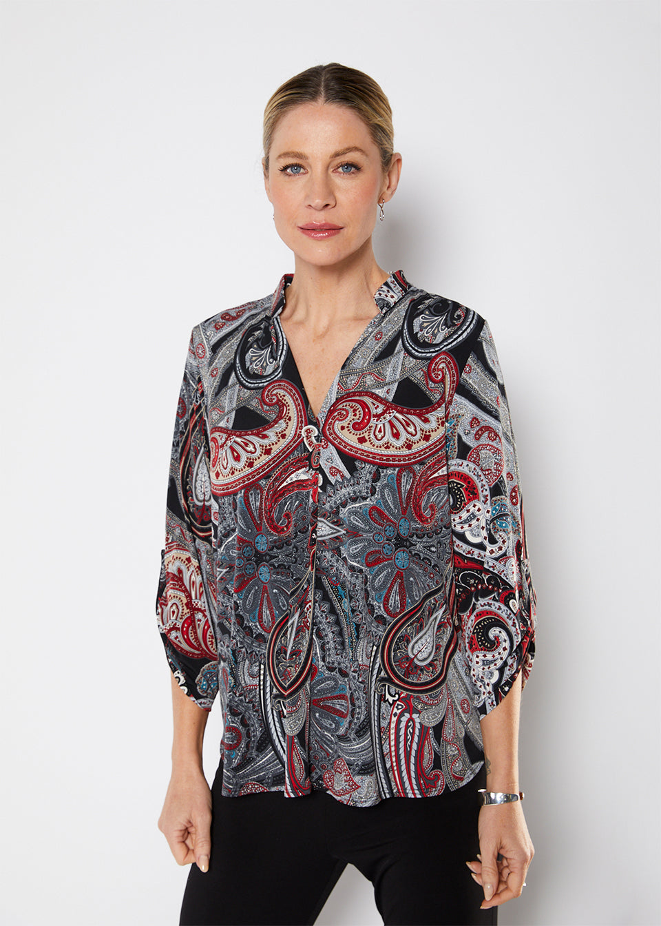 Philosophy Australia Paxton Jersey Tunic in Alila Print, made in Australia