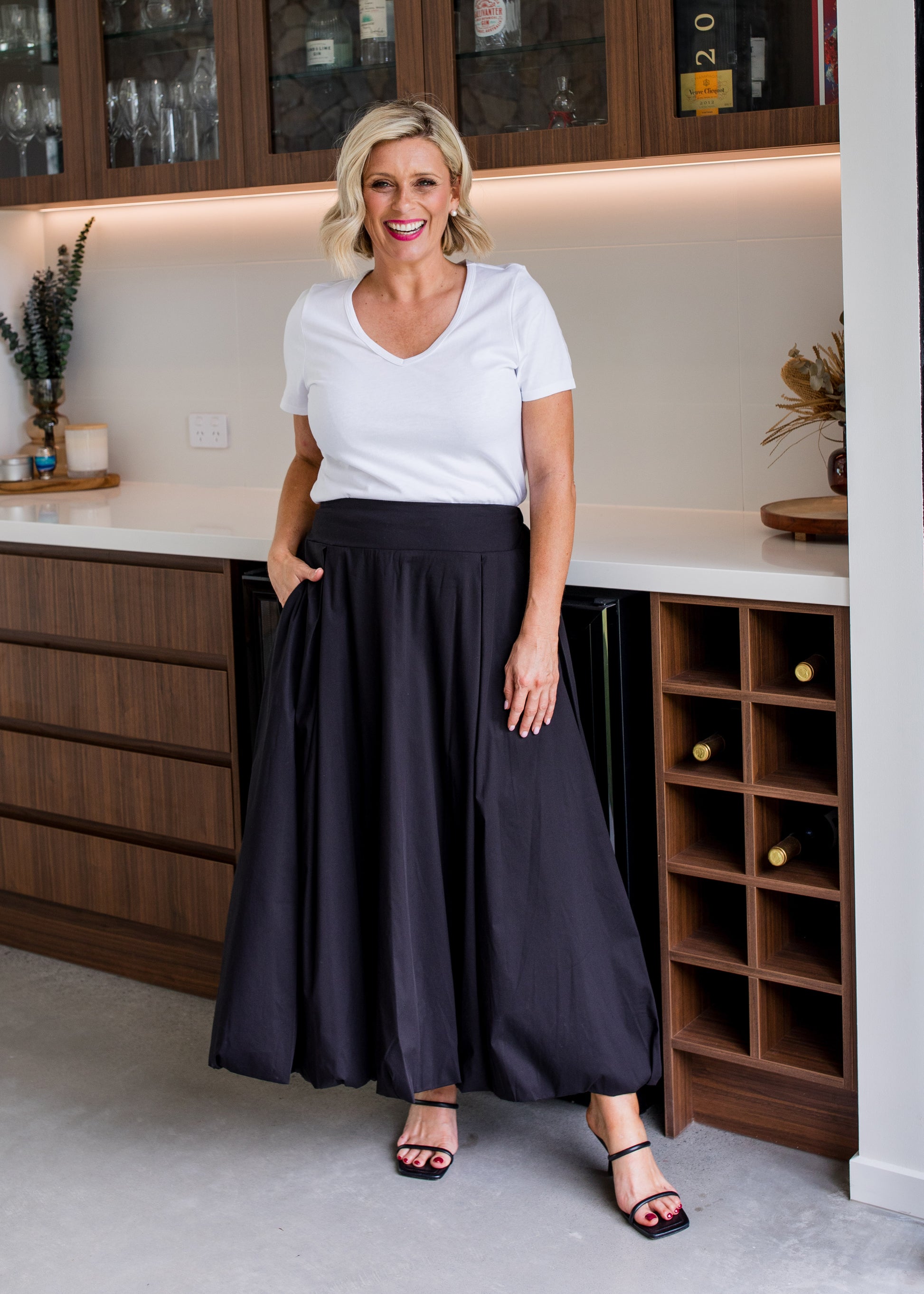 Kirsten Sprinkling Kindness V Neck Tee