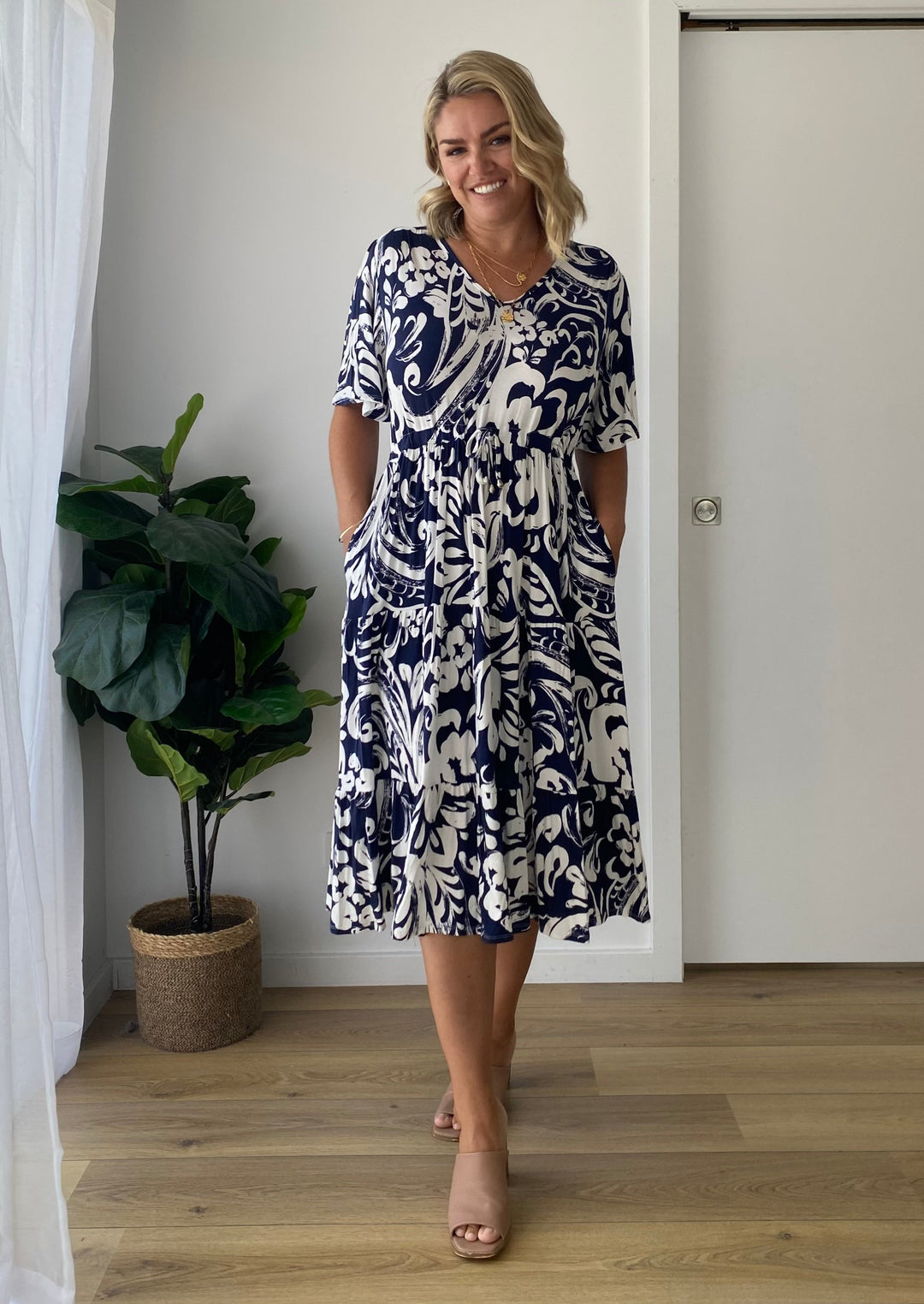 Wendy Dress in Campri print