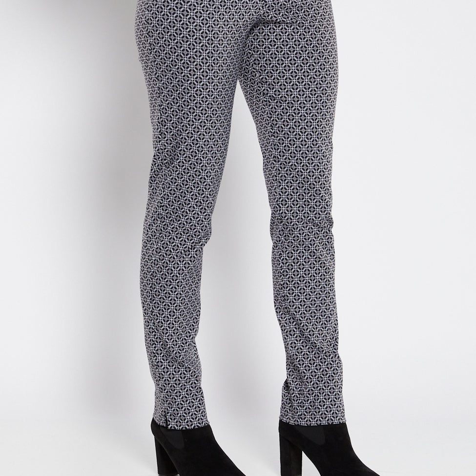 Philosophy Australia Simple Printed Bengaline Pant in Tile Print, made in Australia