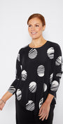 Philosophy Australia Slope Asymmetric Tunic in Cinema Print, made in Australia