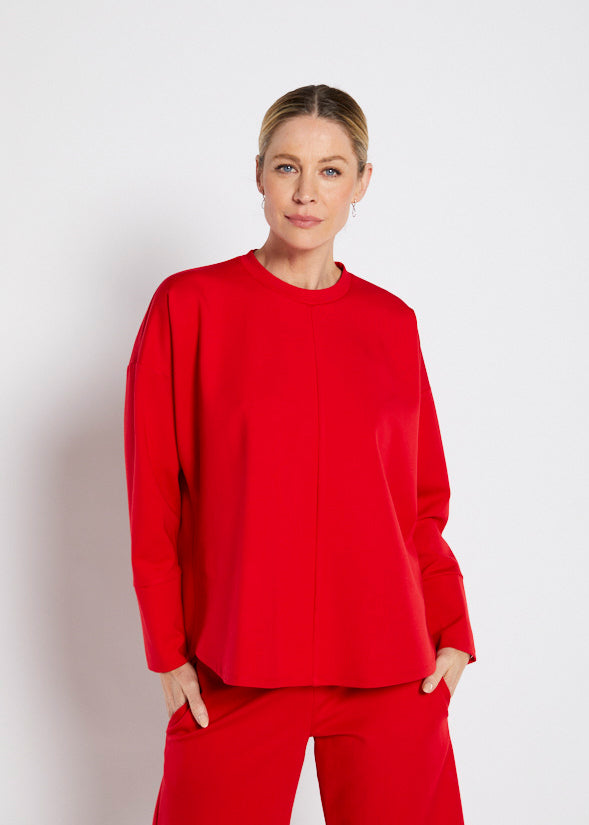 Philosophy Australia Stacey Ponte Top in Red, made in Australia