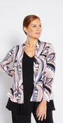Philosophy Australia Swing jersey Jacket in Porter print, made in Australia