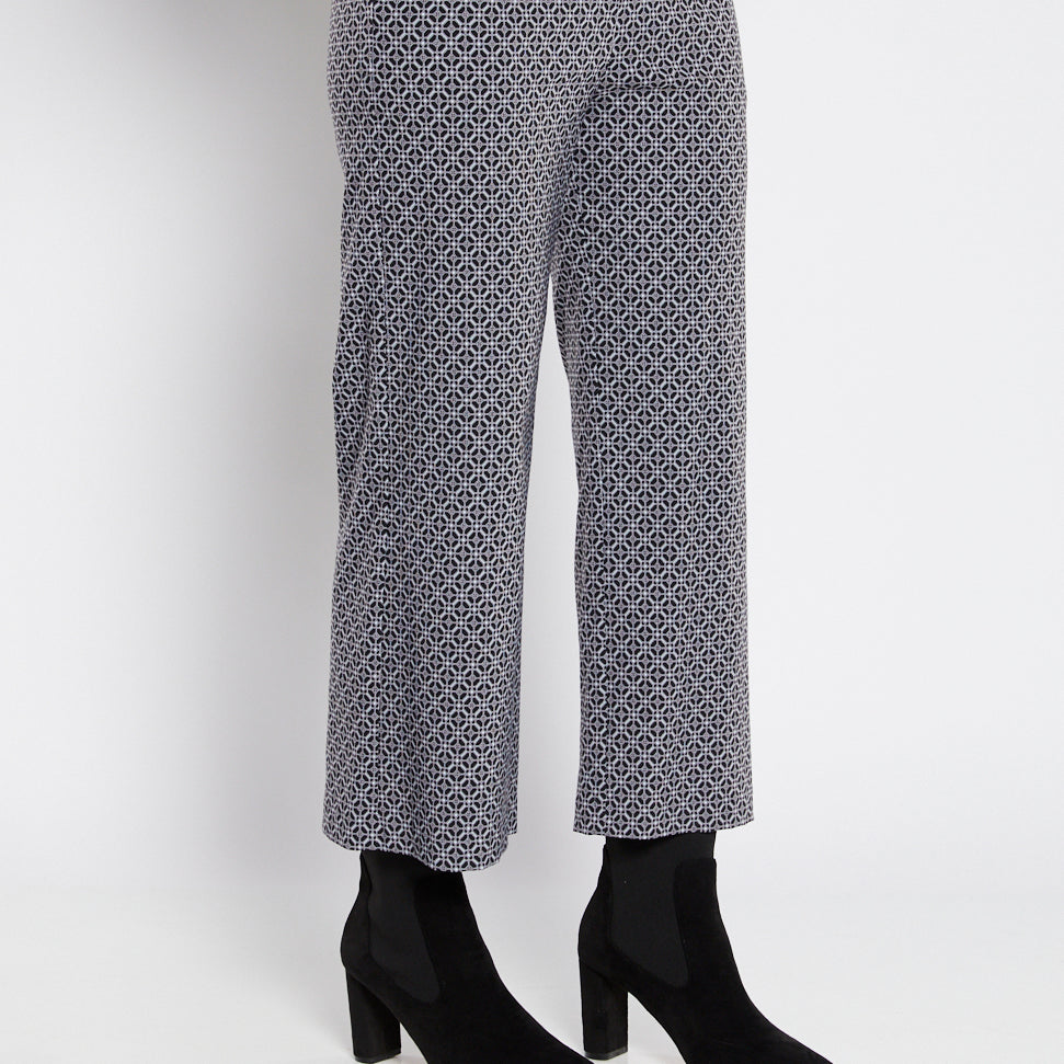Philosophy Australia Ticket Printed Bengaline Pant in Tile Print, made in Australia