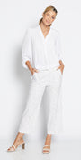 Philosophy Australia Ticket printed Bengaline culotte in Zebros, sustainable slow fashion made in Australia